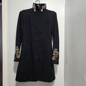 Candies Wool Emboidered Coat